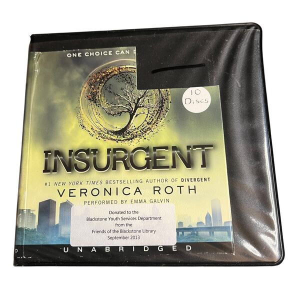 Divergent & Insurgent Set - Veronica Roth Unabridged Audiobook COMPLETE CD Lot - Picture 3 of 9